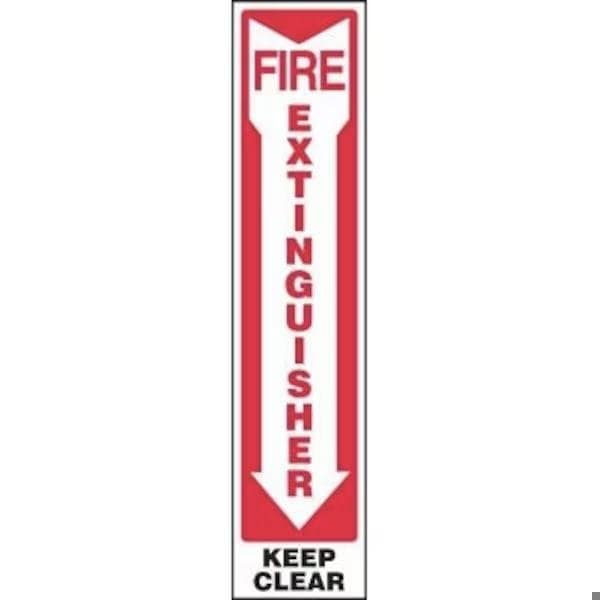 Accuform SAFETY SIGN FIRE EXTINGUISHER KEEP FRMFXG584VS FRMFXG584VS - main